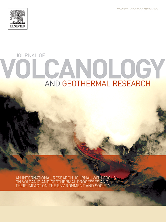Go to journal home page - Journal of Volcanology and Geothermal Research